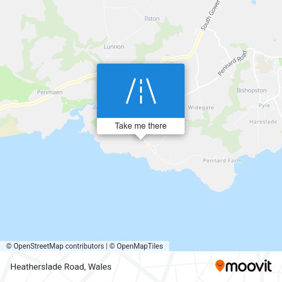Heatherslade Road map