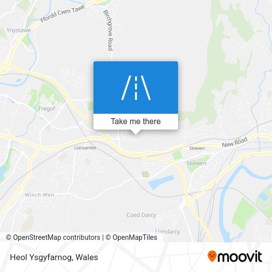 Heol Ysgyfarnog map