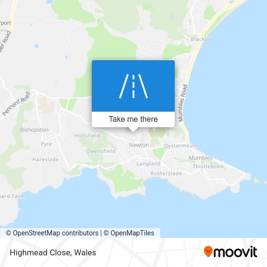 Highmead Close map