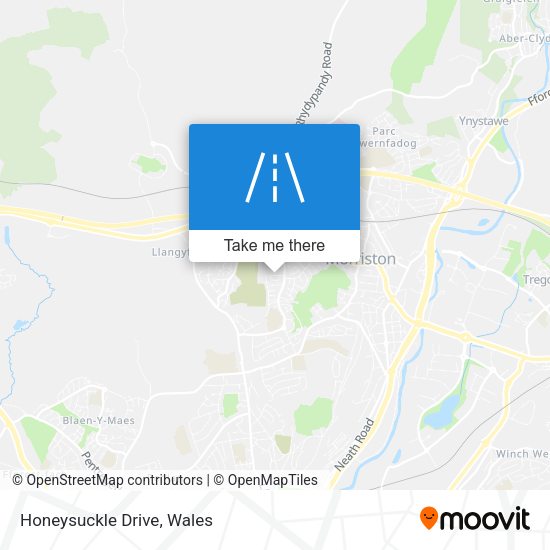 Honeysuckle Drive map