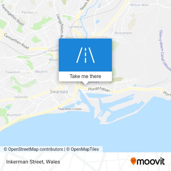 Inkerman Street map