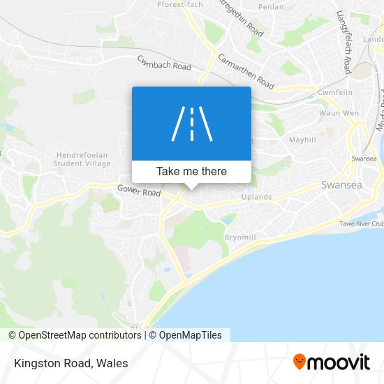 Kingston Road map