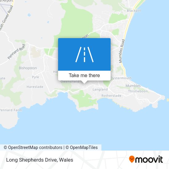 Long Shepherds Drive map
