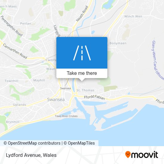 Lydford Avenue map