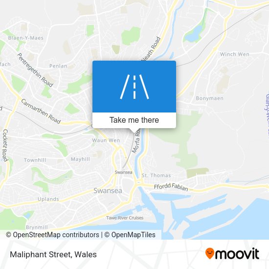 Maliphant Street map