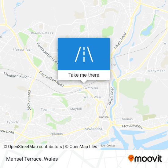 Mansel Terrace map