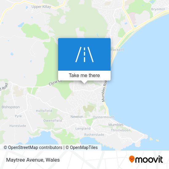 Maytree Avenue map