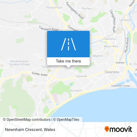 Newnham Crescent map