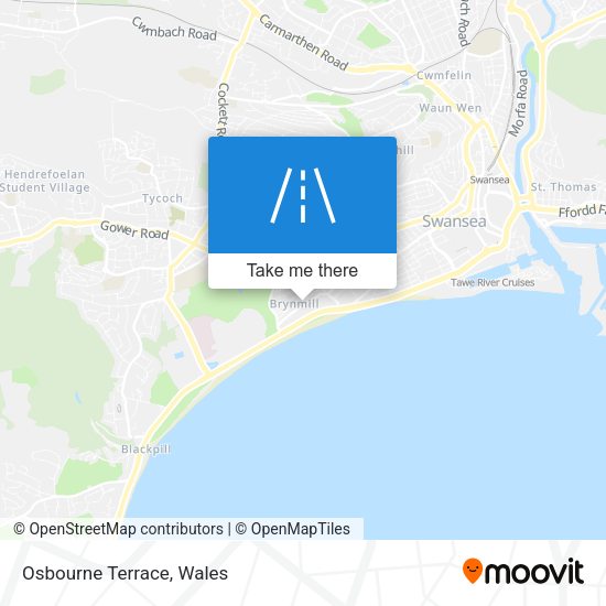 Osbourne Terrace map