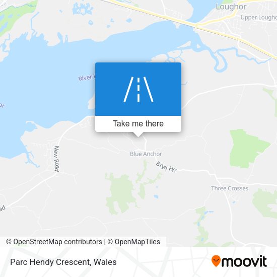 Parc Hendy Crescent map