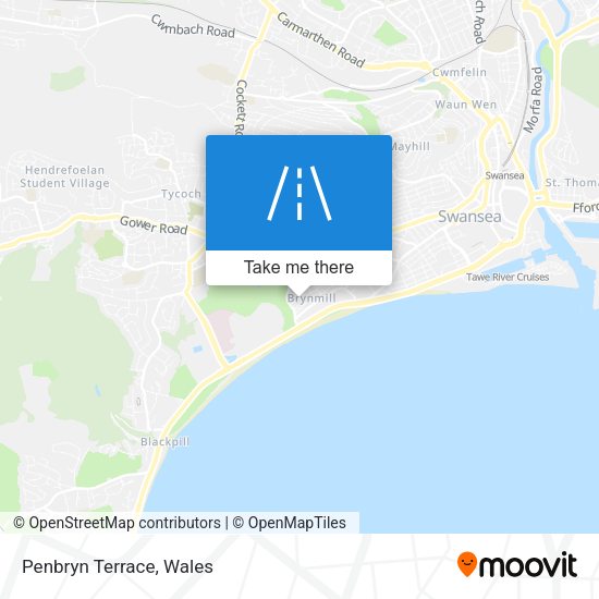 Penbryn Terrace map