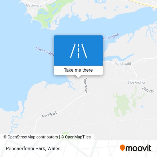 Pencaerfenni Park map