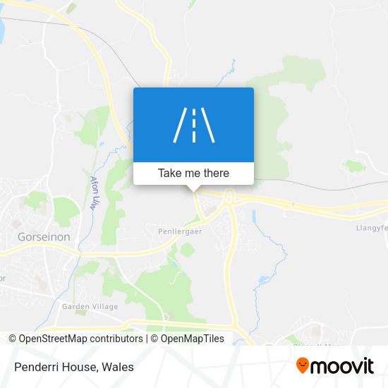 Penderri House map