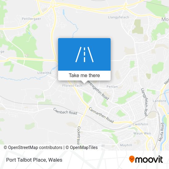 Port Talbot Place map