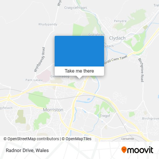 Radnor Drive map