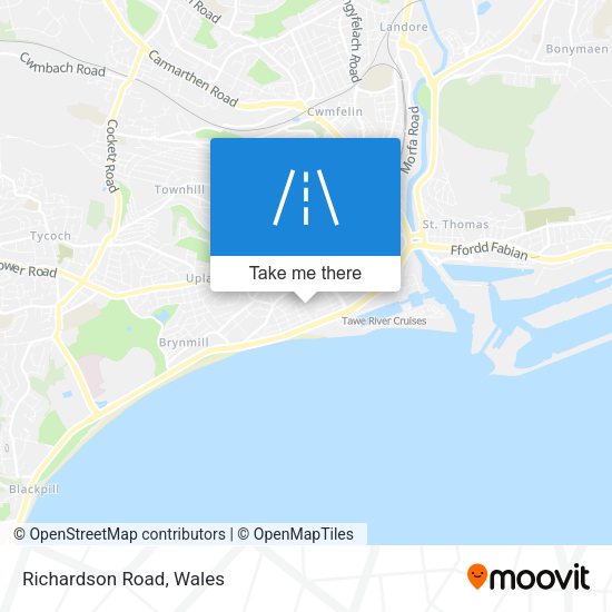 Richardson Road map