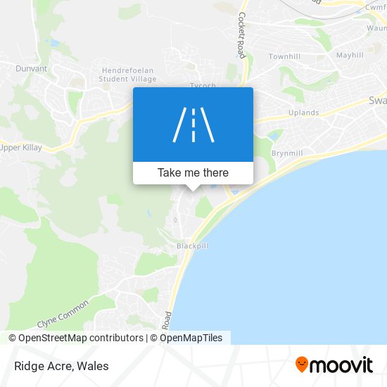 Ridge Acre map