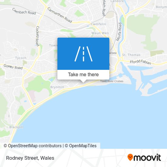 Rodney Street map