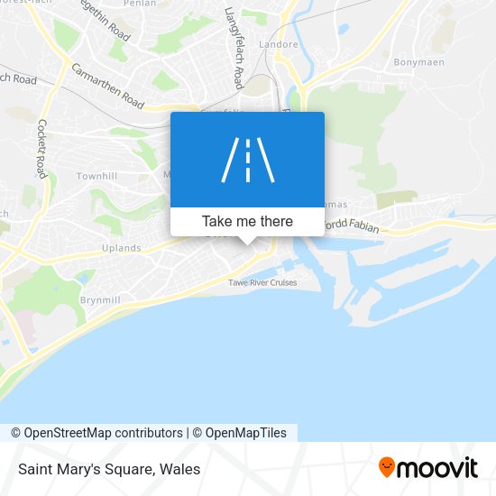 Saint Mary's Square map