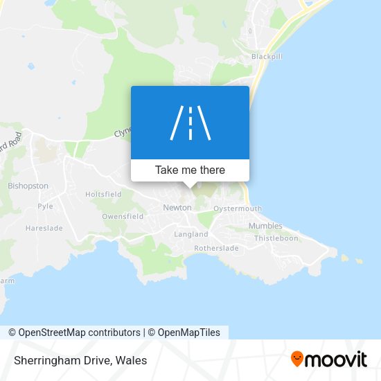 Sherringham Drive map