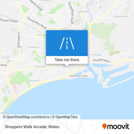 Shoppers Walk Arcade map