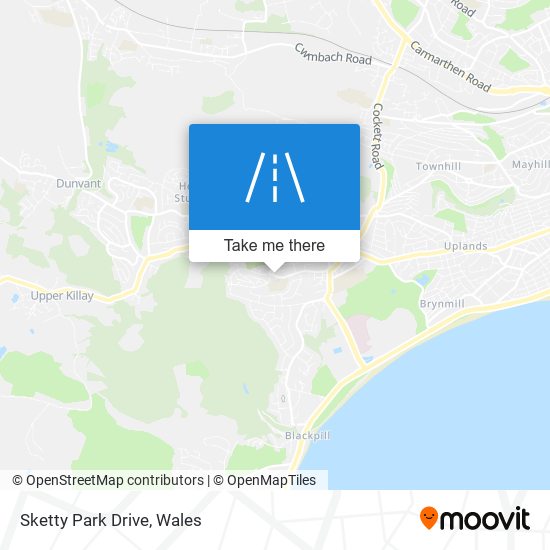 Sketty Park Drive map