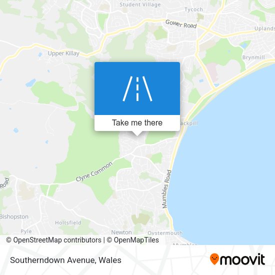 Southerndown Avenue map