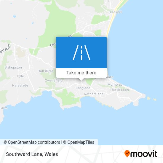 Southward Lane map
