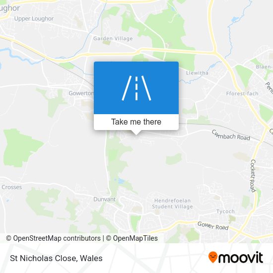 St Nicholas Close map