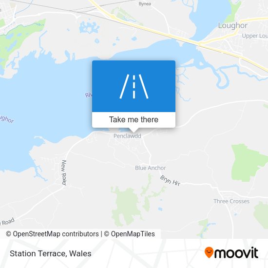 Station Terrace map