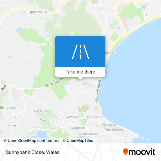 Sunnybank Close map