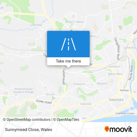 Sunnymead Close map
