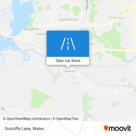 Sutcliffe Lane map