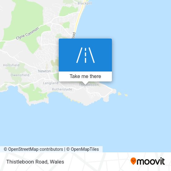 Thistleboon Road map