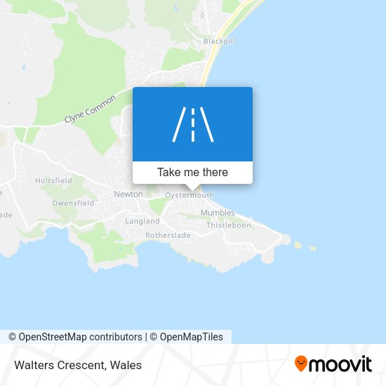 Walters Crescent map