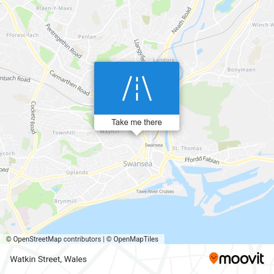 Watkin Street map