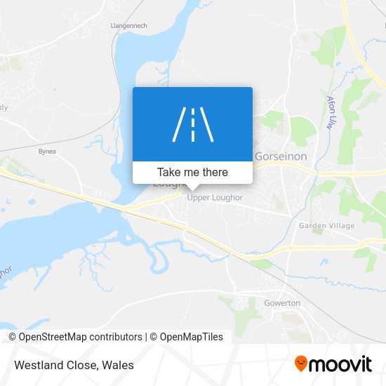 Westland Close map