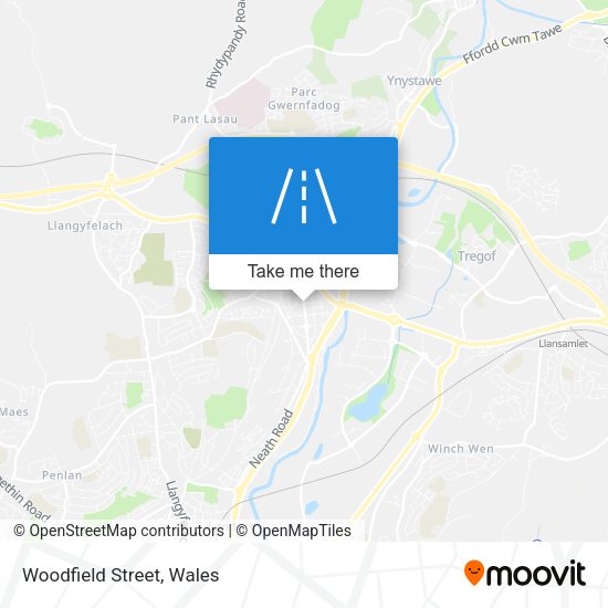 Woodfield Street map