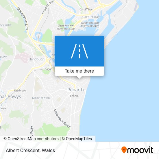 Albert Crescent map
