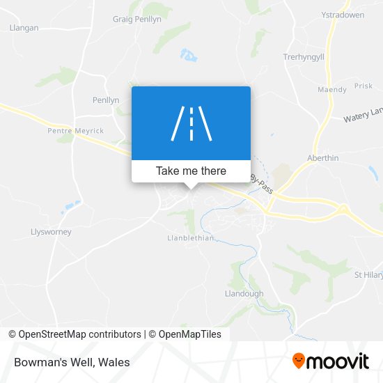 Bowman's Well map