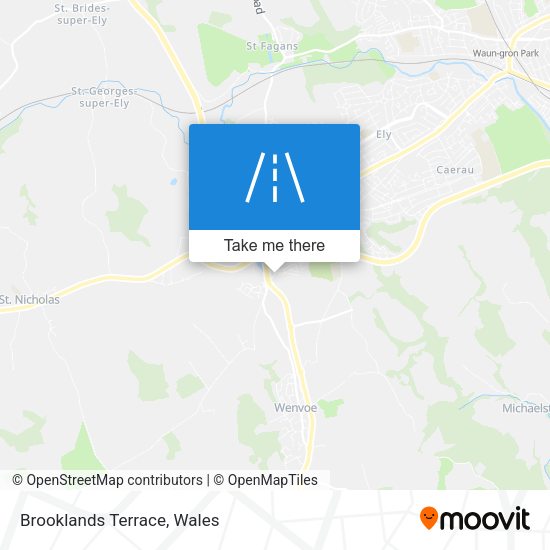 Brooklands Terrace map
