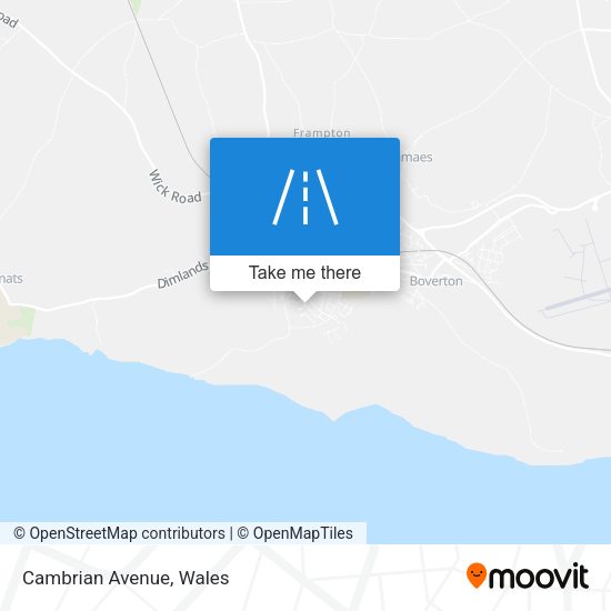 Cambrian Avenue map