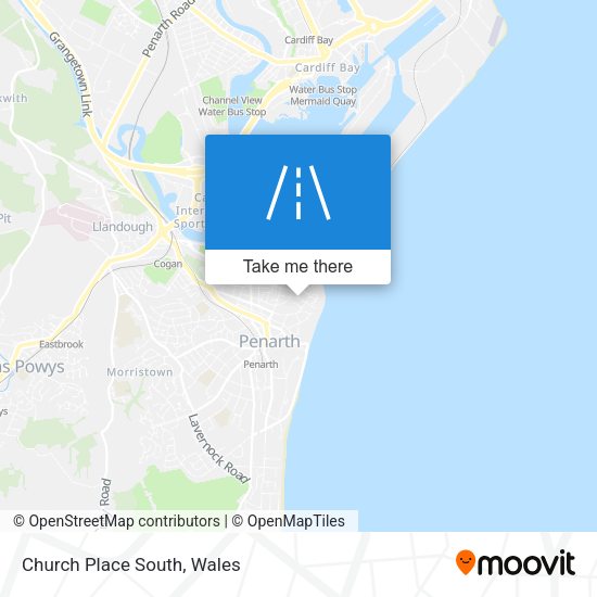 Church Place South map