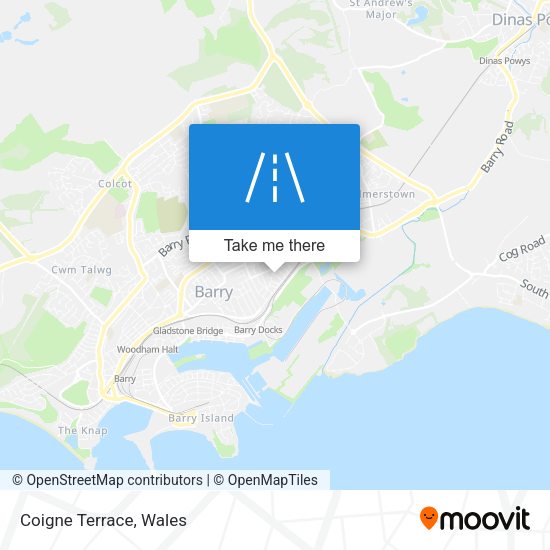 Coigne Terrace map