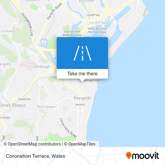 Coronation Terrace map
