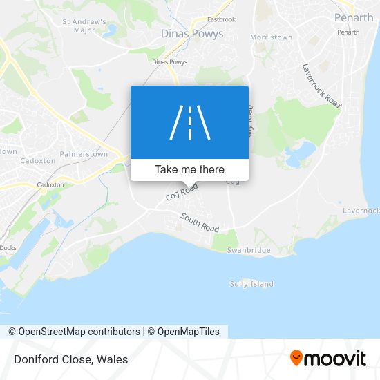 Doniford Close map