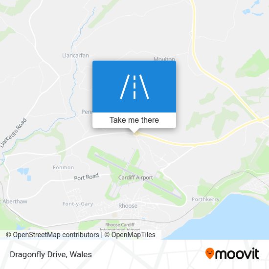 Dragonfly Drive map