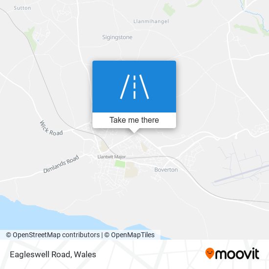 Eagleswell Road map