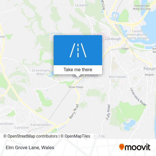Elm Grove Lane map