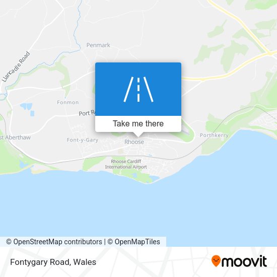 Fontygary Road map